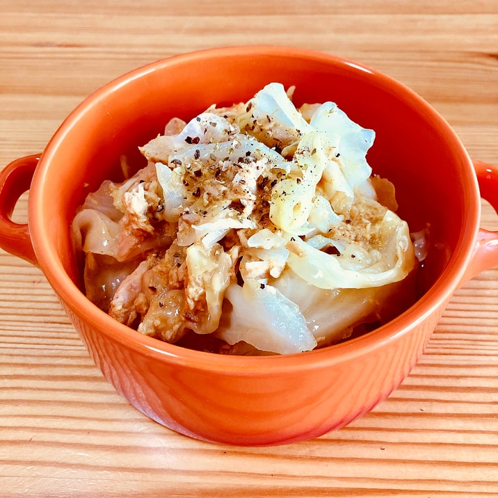 大量消費☆キャベツとツナのカレー煮